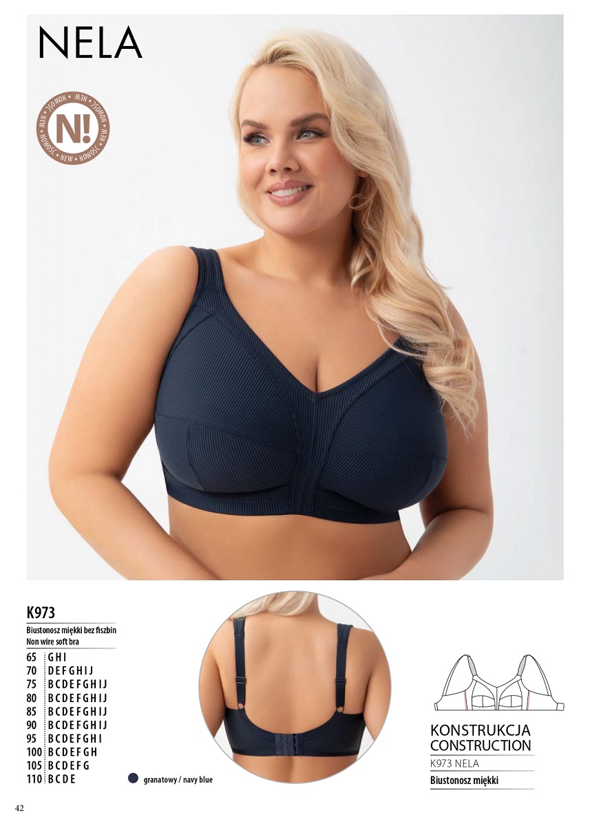 Бюстгальтер для йоги большого размера — Gorsenia NELA