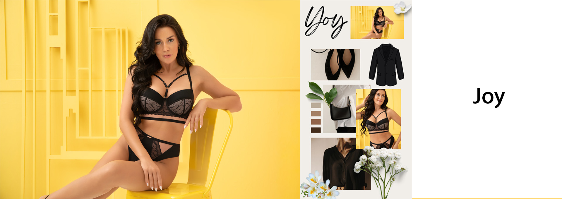 Gorsenia Joy бюстгальтер G003, трусы слипы F003, трусы стринги S003 